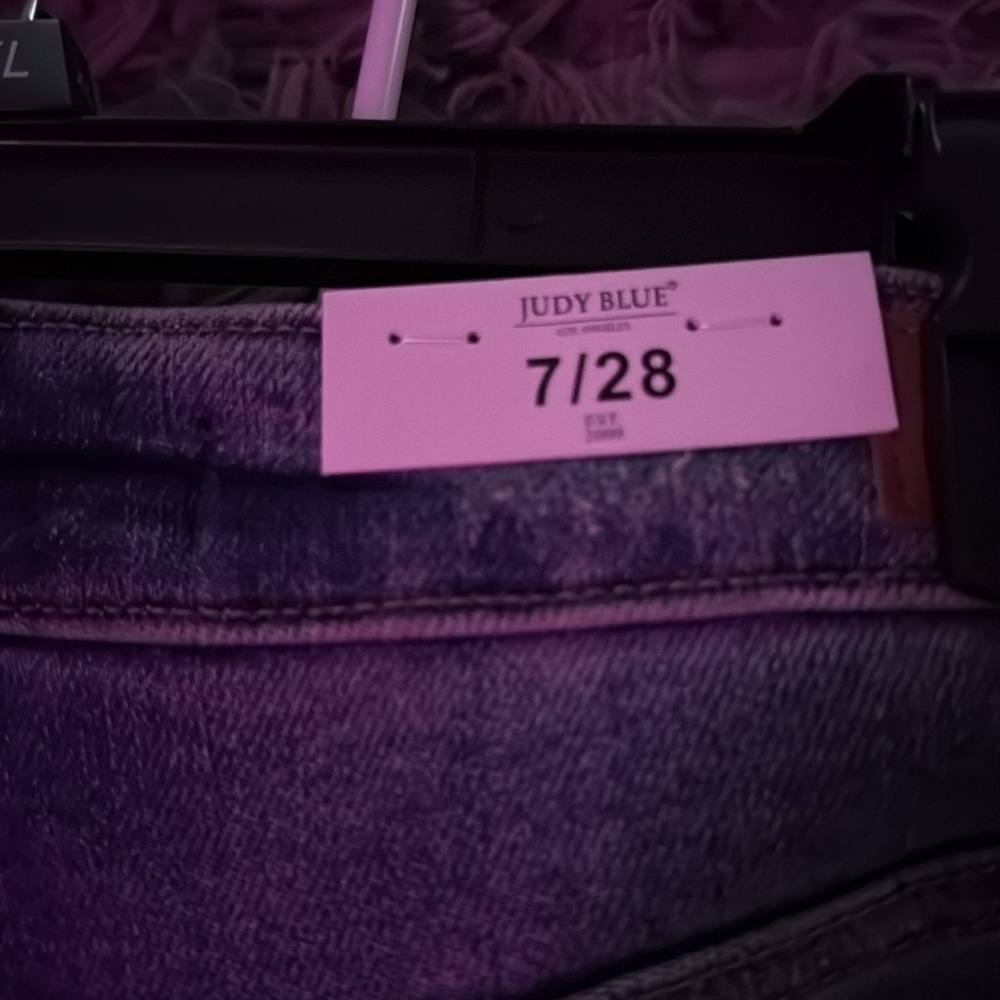 NWT judy blue straight shooter jean size 7/28 - Picture 3 of 7